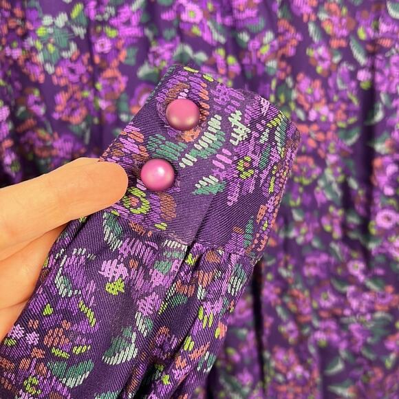 Vintage Pendleton women’s floral button front blouse size 12 - Picture 3 of 8